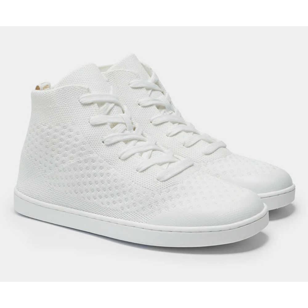 New Women's SUAVS White Digital Knit High Top Sneakers 11